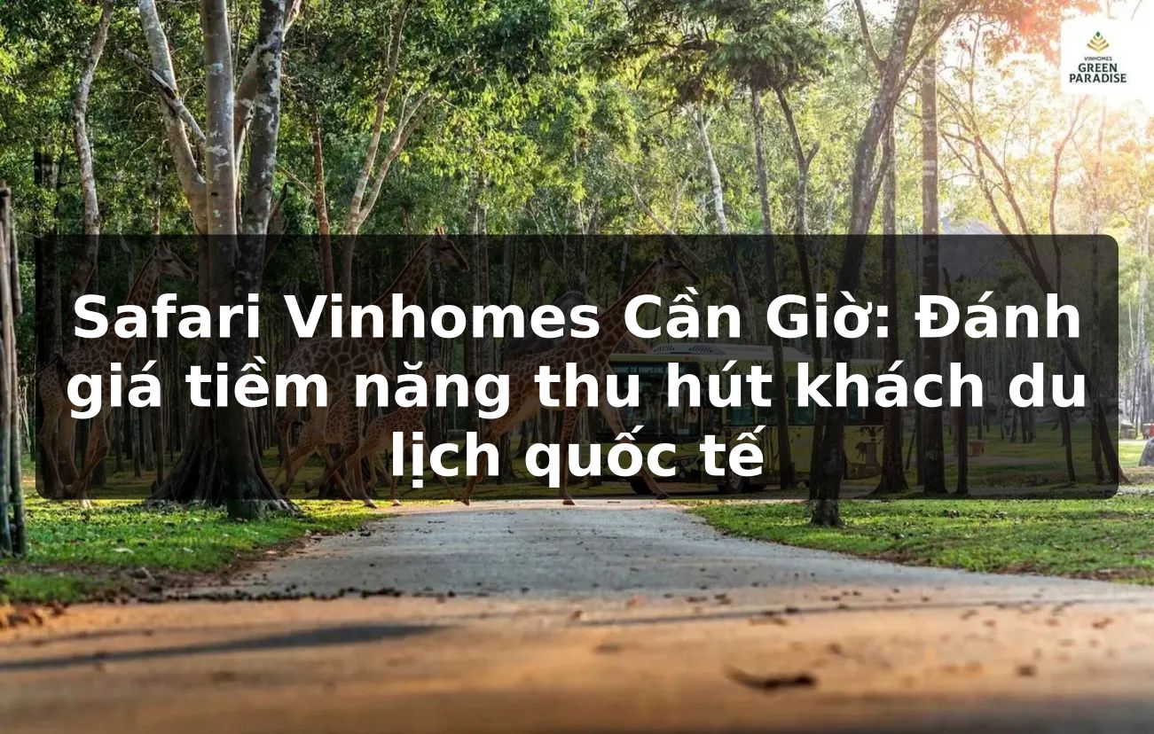 Safari Vinhomes Cần Giờ: Đánh giá tiềm năng thu hút khách du lịch quốc tế